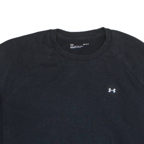 Mens UK Size L Under armour Black Pullover Sweatshirt