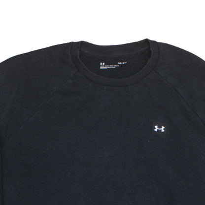 Mens UK Size L Under armour Black Pullover Sweatshirt