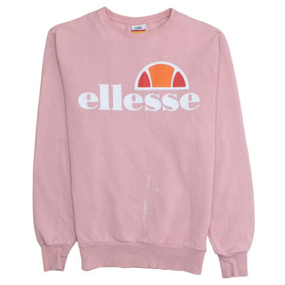 Mens UK Size M ellesse Pink Pullover Sweatshirt