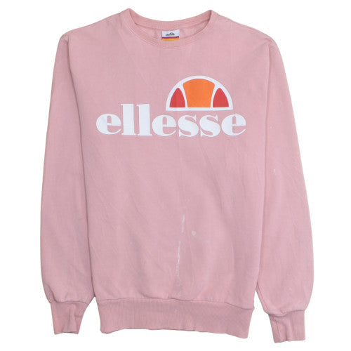Mens UK Size M ellesse Pink Pullover Sweatshirt