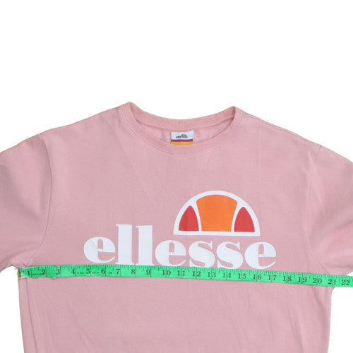 Mens UK Size M ellesse Pink Pullover Sweatshirt