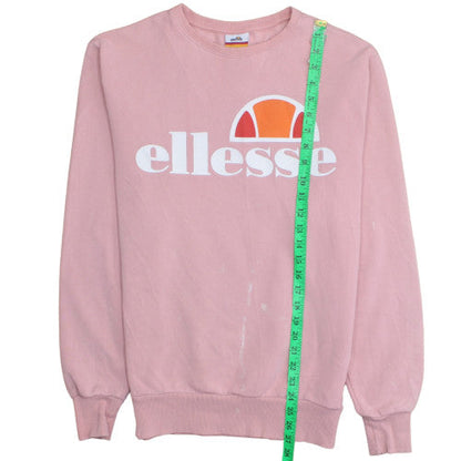 Mens UK Size M ellesse Pink Pullover Sweatshirt