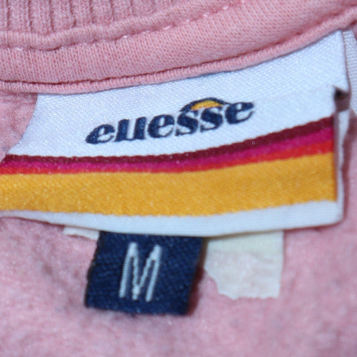 Mens UK Size M ellesse Pink Pullover Sweatshirt