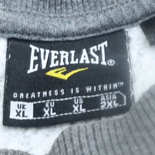 Mens UK Size XL Everlast Grey Pullover Sweatshirt