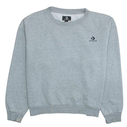 Womens UK Size XL Converse Grey Pullover Sweatshirt