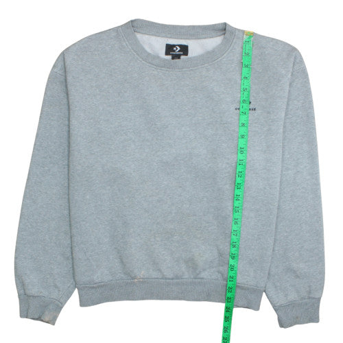 Womens UK Size XL Converse Grey Pullover Sweatshirt