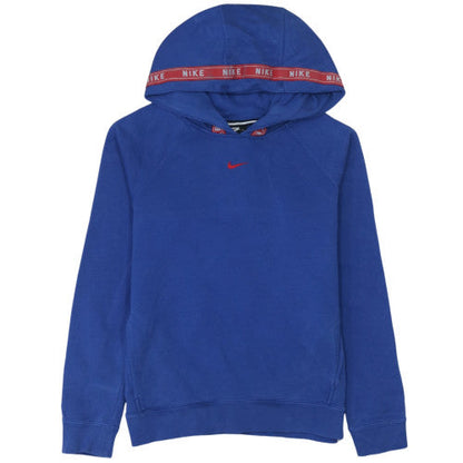 Mens UK Size XS Nike Blue Pullover Hoodie