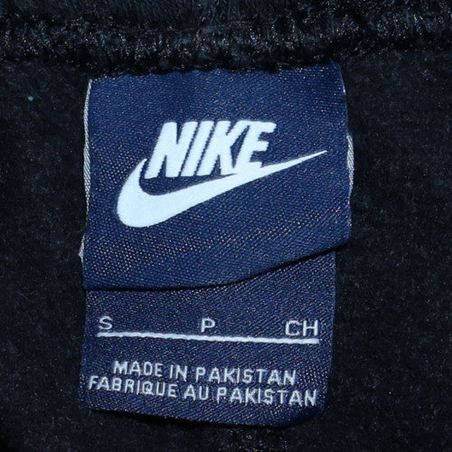 Mens UK Size S Nike Regular Fit Jogger Black Trousers