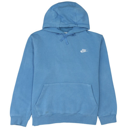 Womens UK Size L Nike Blue Pullover Hoodie