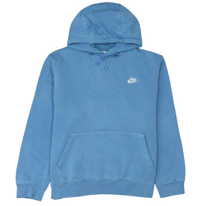 Womens UK Size L Nike Blue Pullover Hoodie