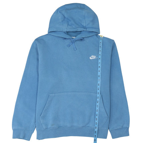 Womens UK Size L Nike Blue Pullover Hoodie