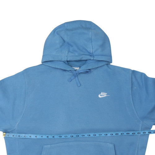 Womens UK Size L Nike Blue Pullover Hoodie