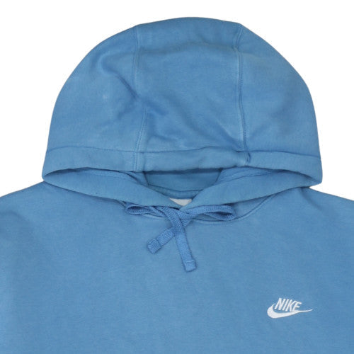 Womens UK Size L Nike Blue Pullover Hoodie