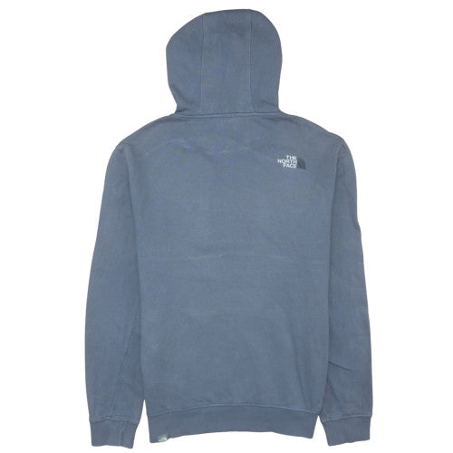 Mens UK Size M The North Face Blue Pullover Hoodie