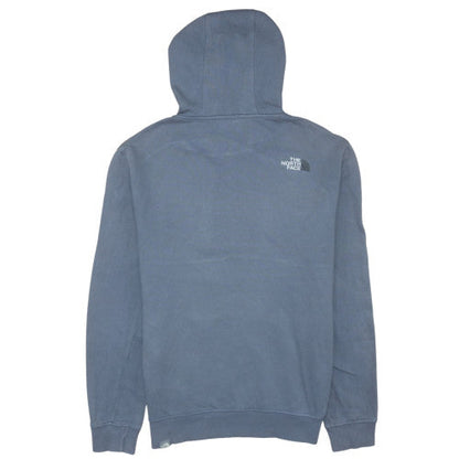 Mens UK Size M The North Face Blue Pullover Hoodie