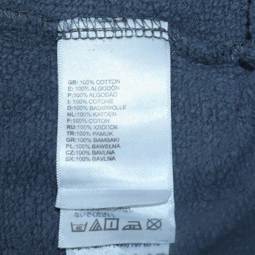 Mens UK Size M The North Face Blue Pullover Hoodie