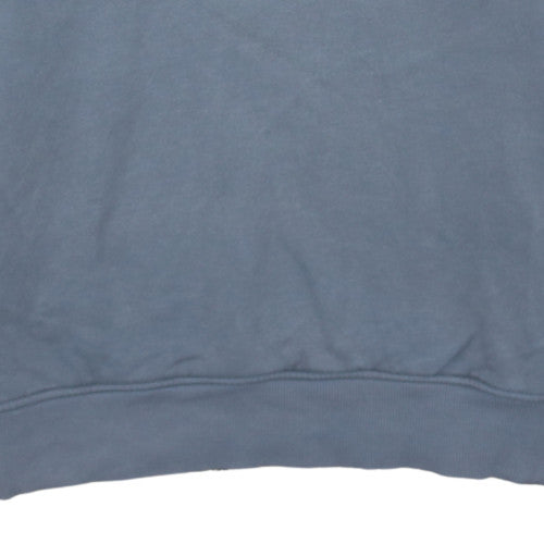 Mens UK Size M The North Face Blue Pullover Hoodie