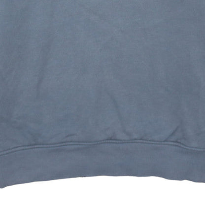 Mens UK Size M The North Face Blue Pullover Hoodie