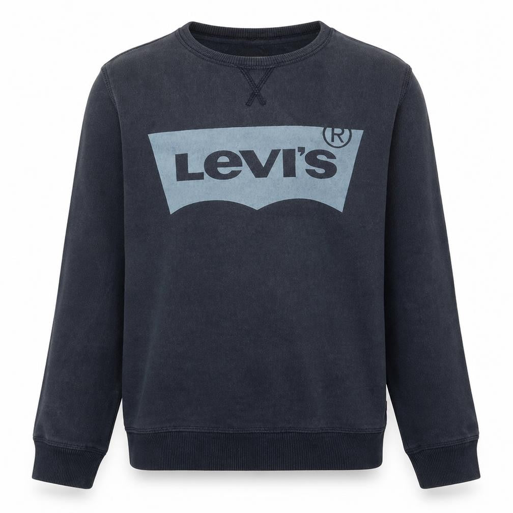 Levi's Boys Black Crew Neck Logo Pullover Sweatshirt 16 Years