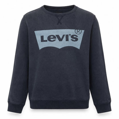 Levi's Boys Black Crew Neck Logo Pullover Sweatshirt 16 Years