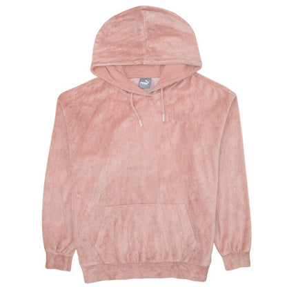 Womens UK Size 10 PUMA Pink Pullover Hoodie