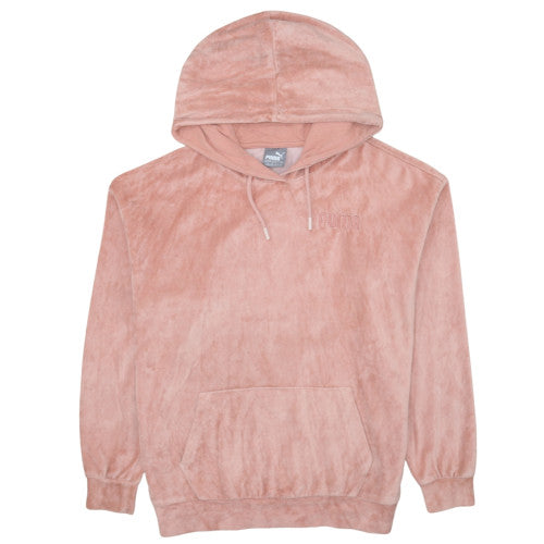 Womens UK Size 10 PUMA Pink Pullover Hoodie