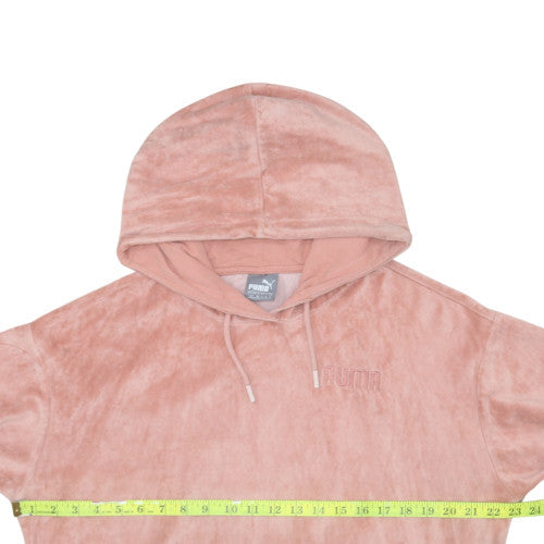 Womens UK Size 10 PUMA Pink Pullover Hoodie