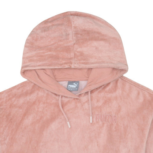 Womens UK Size 10 PUMA Pink Pullover Hoodie