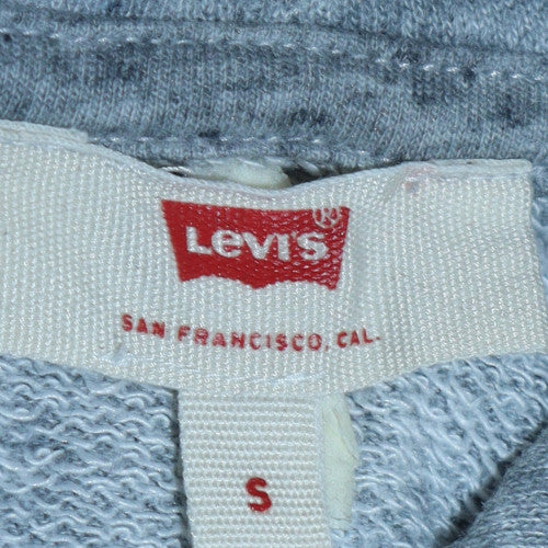 Mens UK Size S Levi's Grey Pullover Hoodie
