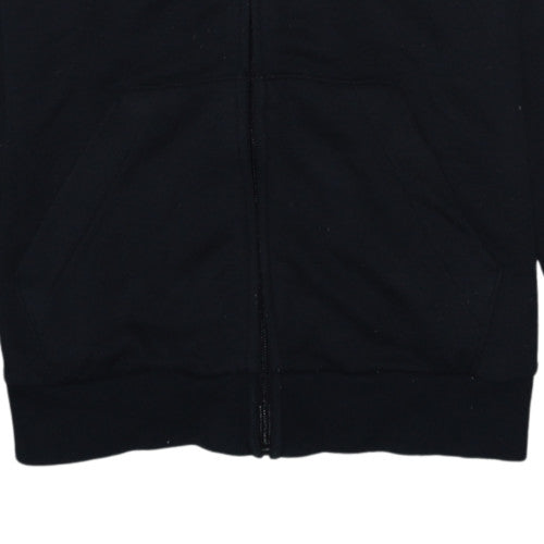 Womens UK Size M adidas Black Full Zip Hoodie