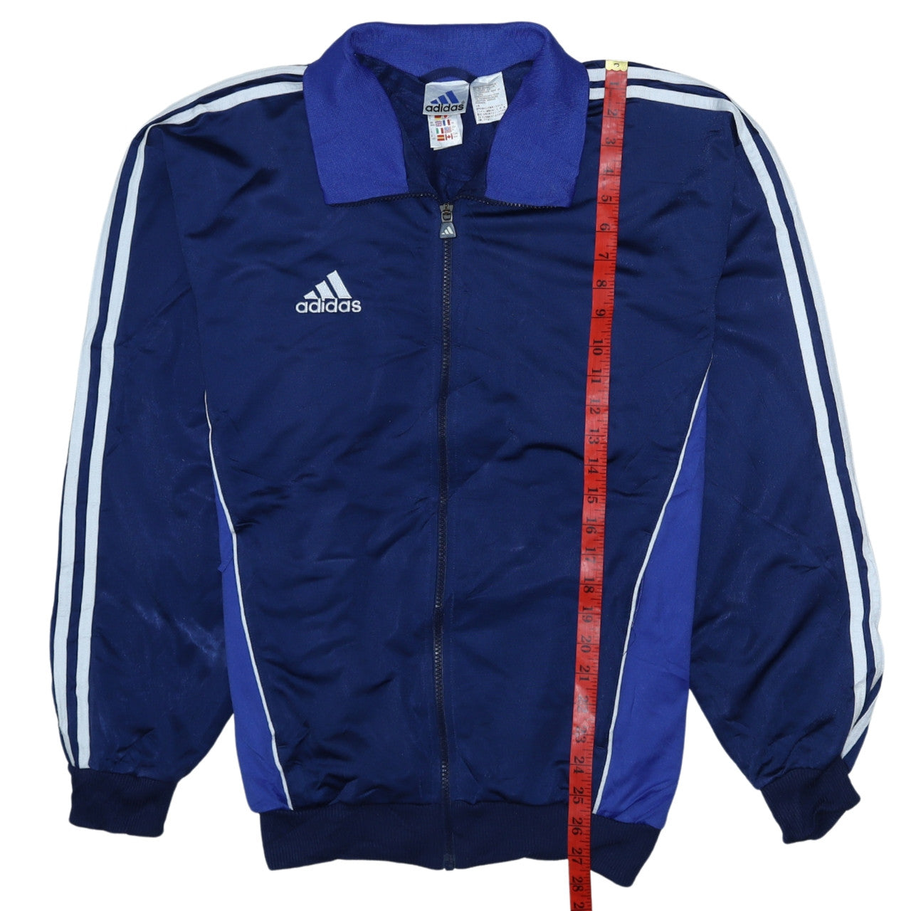 Mens UK Size M adidas Blue Running & JoggingGym & TrainingFootball Jacket