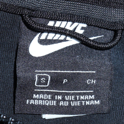 Mens UK Size S Nike Black Full Zip Hoodie