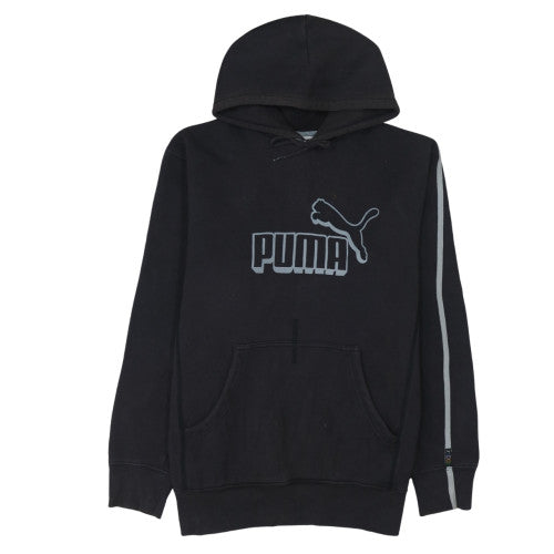 Mens UK Size L PUMA Black Pullover Hoodie