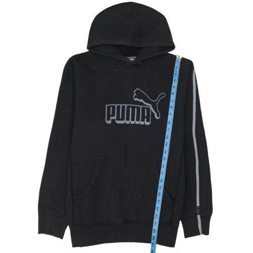 Mens UK Size L PUMA Black Pullover Hoodie