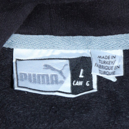Mens UK Size L PUMA Black Pullover Hoodie
