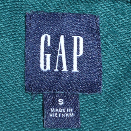 Womens UK Size S Gap Green Pullover Hoodie