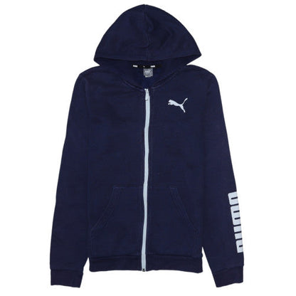 Boys UK Size 13-14 Years PUMA Blue Full Zip Hoodie