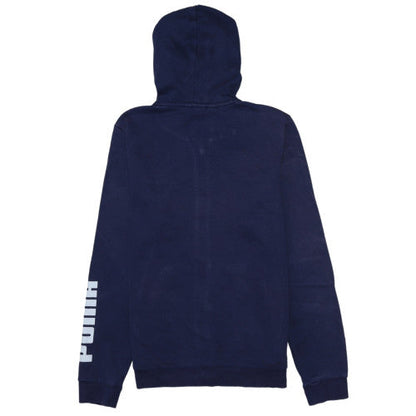 Boys UK Size 13-14 Years PUMA Blue Full Zip Hoodie