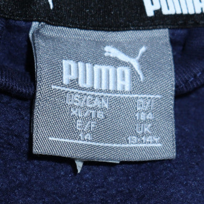 Boys UK Size 13-14 Years PUMA Blue Full Zip Hoodie