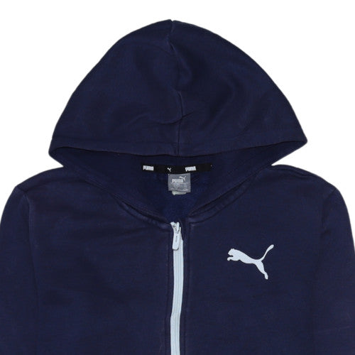 Boys UK Size 13-14 Years PUMA Blue Full Zip Hoodie