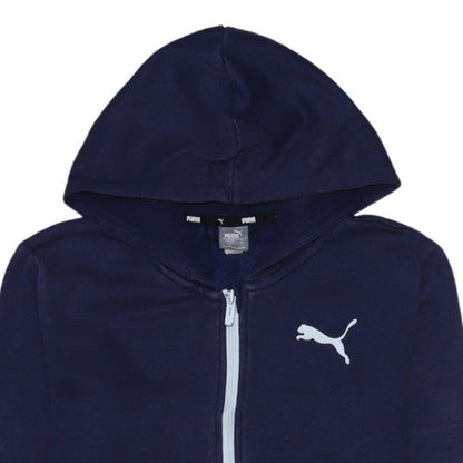 Boys UK Size 13-14 Years PUMA Blue Full Zip Hoodie