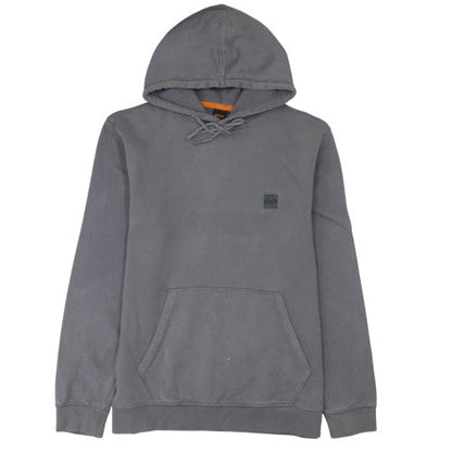 Mens UK Size L Boss Grey Pullover Hoodie