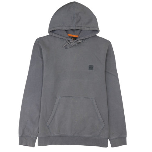 Mens UK Size L Boss Grey Pullover Hoodie