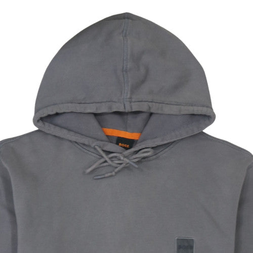 Mens UK Size L Boss Grey Pullover Hoodie