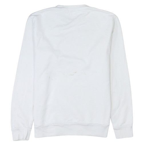 Mens UK Size M Levi's White Pullover Sweatshirt