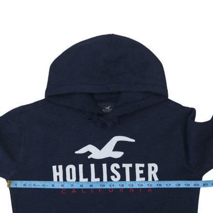Mens UK Size XS Hollister Blue Pullover Hoodie