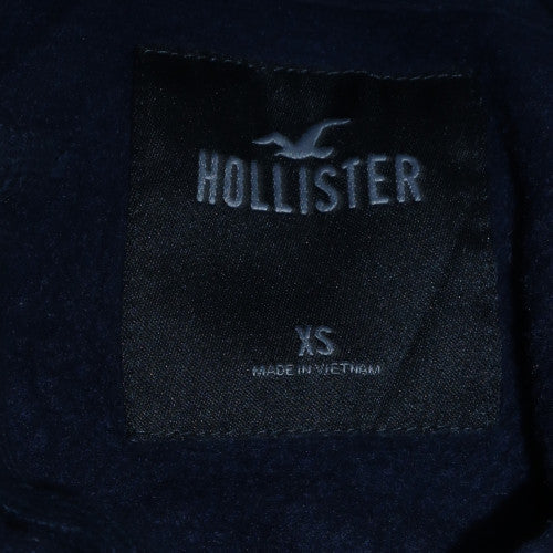Mens UK Size XS Hollister Blue Pullover Hoodie
