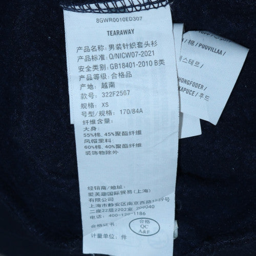 Mens UK Size XS Hollister Blue Pullover Hoodie