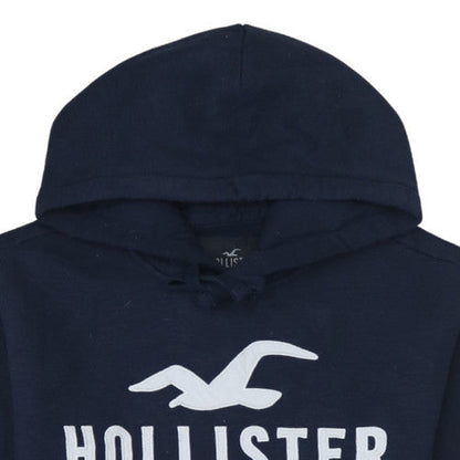 Mens UK Size XS Hollister Blue Pullover Hoodie