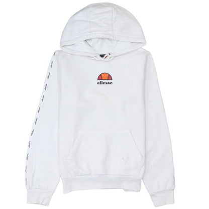 Girls UK Size 13-14 Years ellesse White Pullover Hoodie